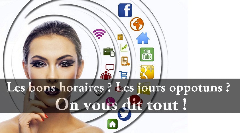 Quand (heure ? jour ?) faut-il publier sur les réseaux sociaux ?